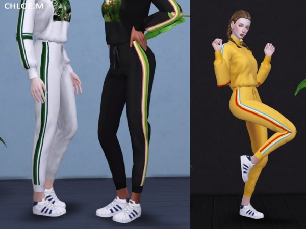  The Sims Resource: Sports wear pants by ChloeMMM