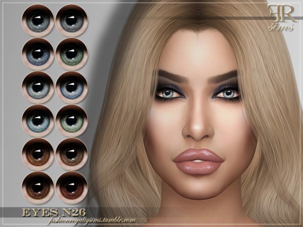  The Sims Resource: Eyes N26 by FashionRoyaltySims