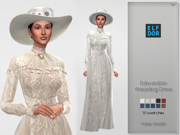  Elfdor: Edwardian Wedding Dress