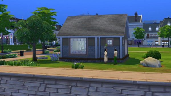  Sims Artists: Flatstone starter house