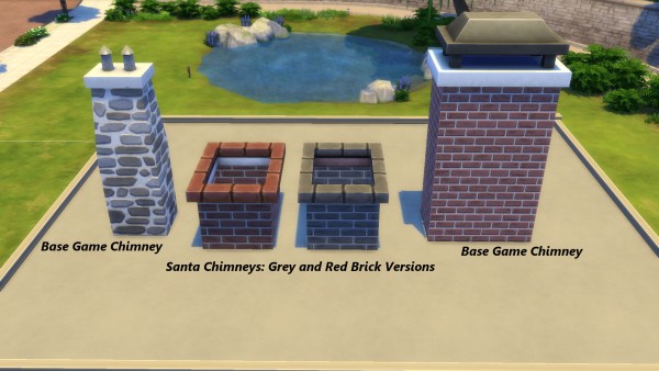  Mod The Sims: Santa Chimney by Snowhaze