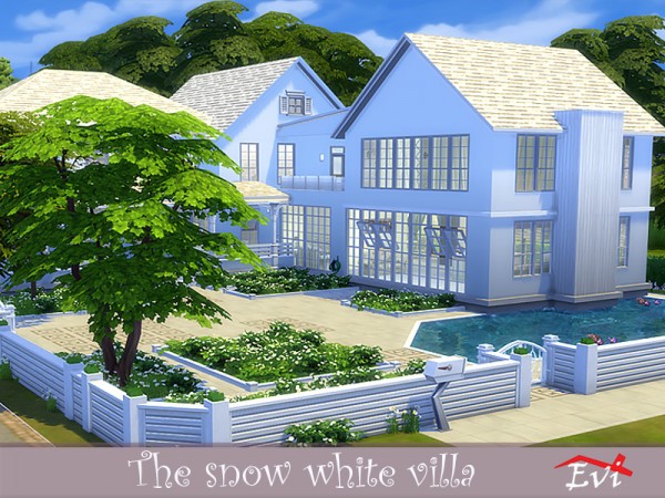  The Sims Resource: The snow white villa by evi