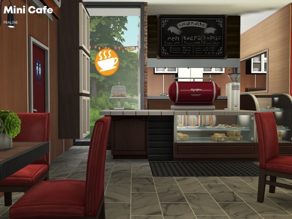  The Sims Resource: Mini Cafe by Pralinesims