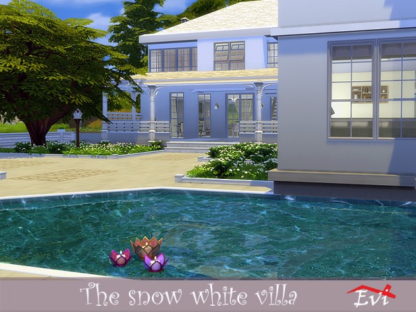  The Sims Resource: The snow white villa by evi