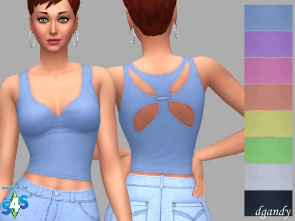  The Sims Resource: Blouse   Eva by dgandy
