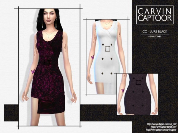  The Sims Resource: Lure Black by carvin captoor
