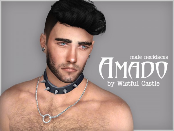  The Sims Resource: Amado necklace by WistfulCastle