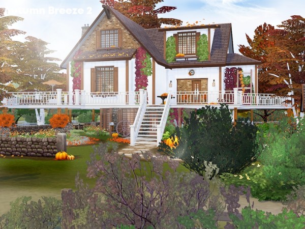  The Sims Resource: Autumn Breeze House 2 by Pralinesims