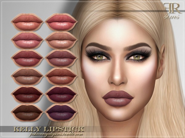  The Sims Resource: Kelly Lipstick by FashionRoyaltySims