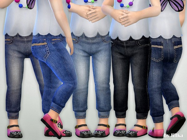  The Sims Resource: Toddler Jeans P05 by lillka