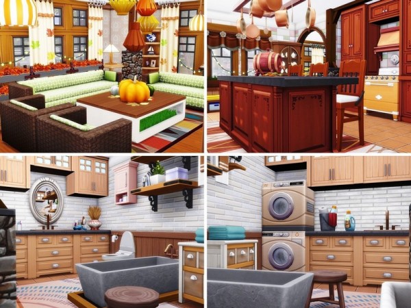  The Sims Resource: Autumn Pearl House by MychQQQ