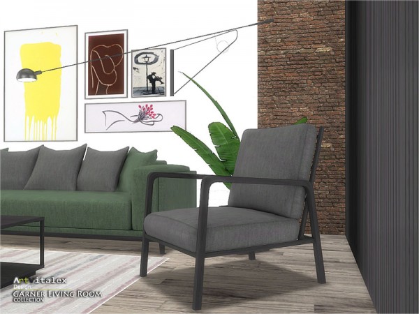  The Sims Resource: Garner Living Room by ArtVitalex