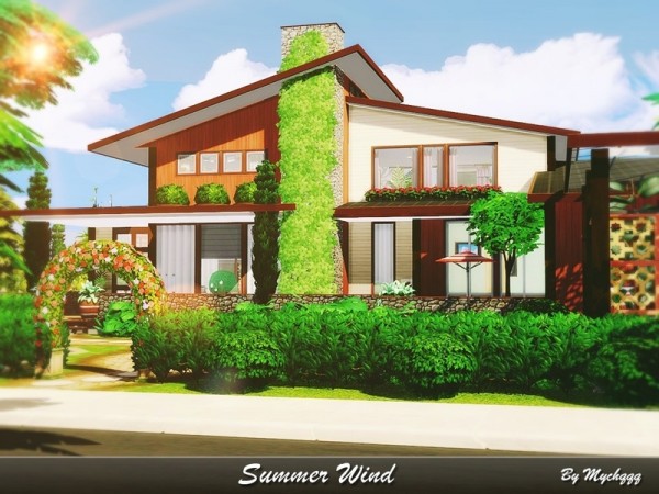  The Sims Resource: Summer Wind House by MychQQQ