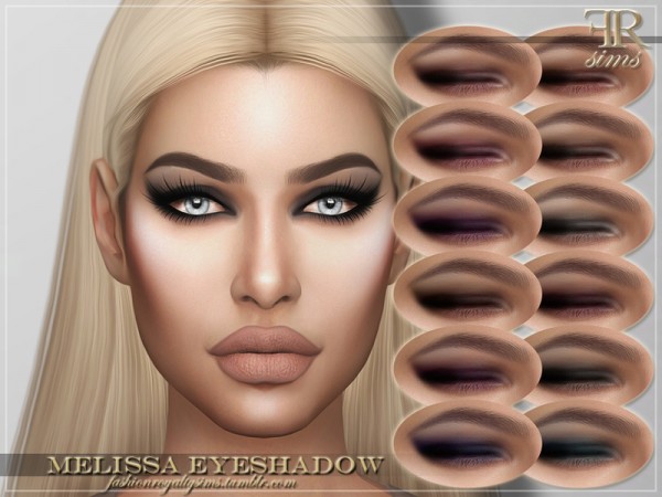  The Sims Resource: Melissa Eyeshadow by FashionRoyaltySims