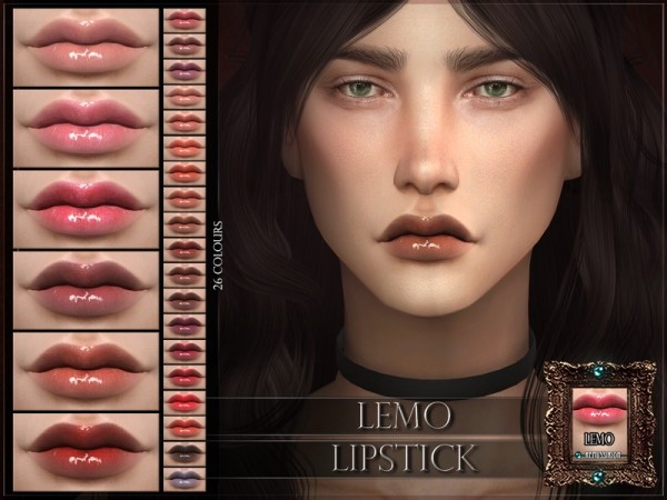  The Sims Resource: Lemo Lipstick by RemusSirion