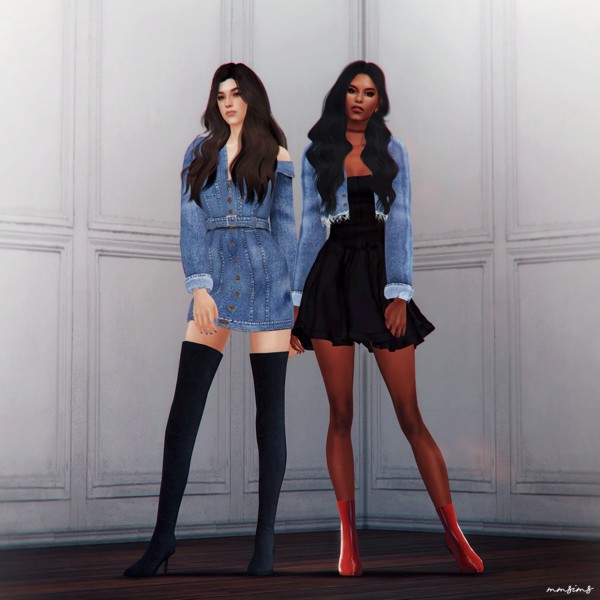  MMSIMS: Days Thigh high and Ankle Boots