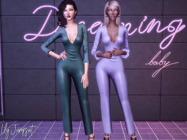 The Sims Resource: Lily Jumpsuit by Genius666