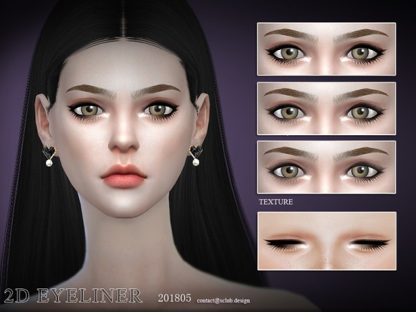  The Sims Resource: Eyelashes 201805 by S Club