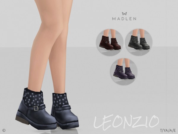  The Sims Resource: Madlen Leonzio Boots by MJ95