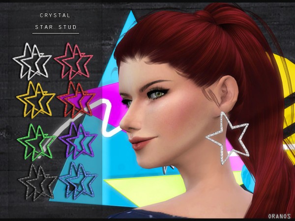  The Sims Resource: Crystal Star Stud by OranosTR
