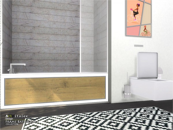  The Sims Resource: Frame Bathroom by ArtVitalex
