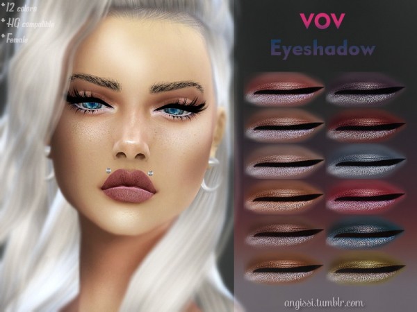  The Sims Resource: VOV Eyeshadow by ANGISSI