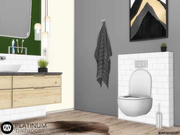  The Sims Resource: Platinum Bathroom by wondymoon