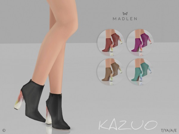  The Sims Resource: Madlen Kazuo Boots by MJ95