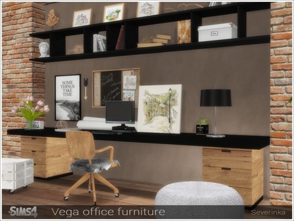  The Sims Resource: Vega office furniture by Severinka