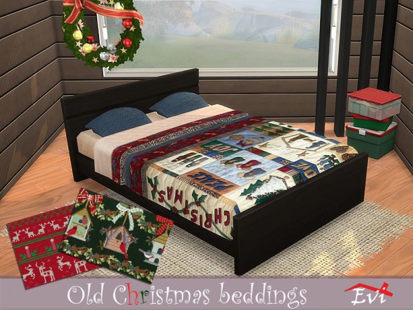  The Sims Resource: Christmas Beddings by evi