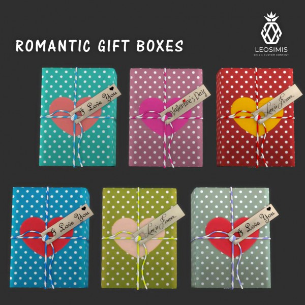  Leo 4 Sims: Romantic Gift Boxes