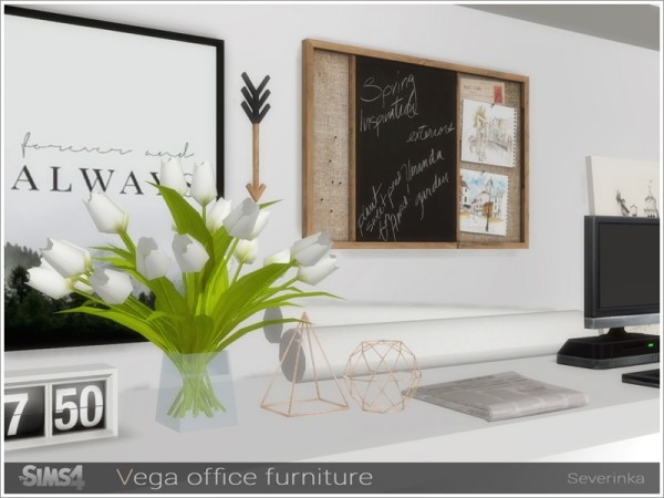  The Sims Resource: Vega office furniture by Severinka