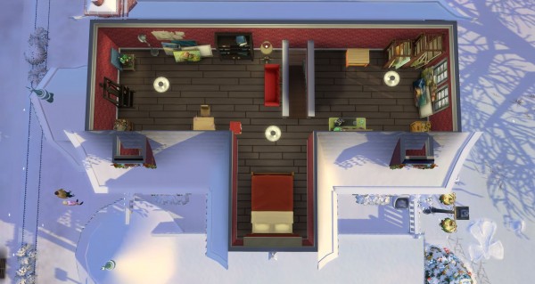  Mod The Sims: Christmas House 2018   NO CC by Marjia