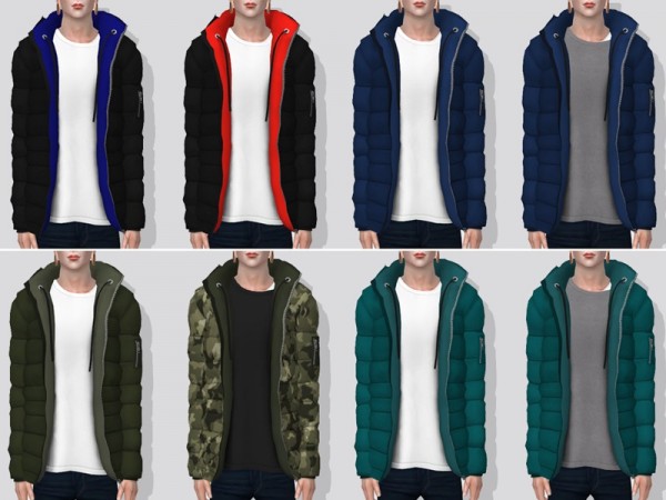  The Sims Resource: Parka with Layered T Shirts   V1 by Darte77