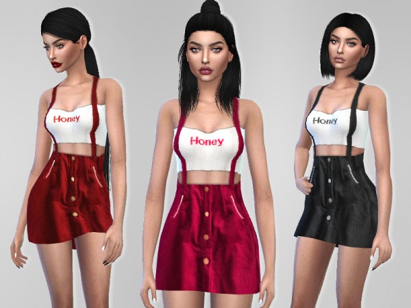  The Sims Resource: Honey Dress by Puresim