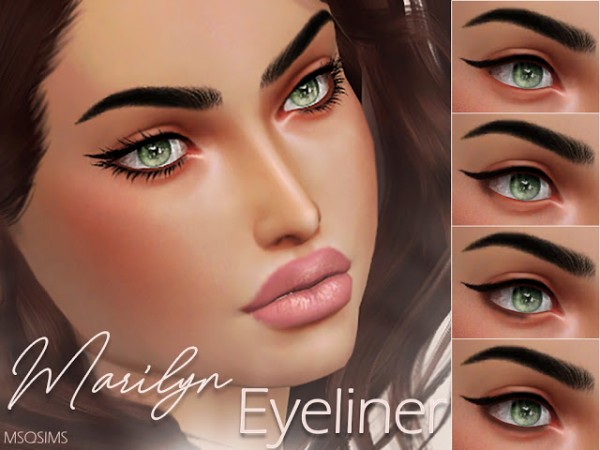  MSQ Sims: Marilyn Eyeliner
