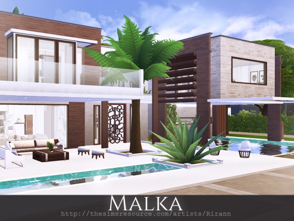  The Sims Resource: Malka House by Rirann