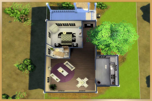  Blackys Sims 4 Zoo: Reno house by MissFantasy