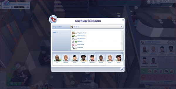  Mod The Sims: More Club Members and Gender Requirements by Havem