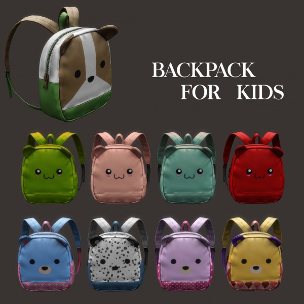  Leo 4 Sims: Kids backpacks