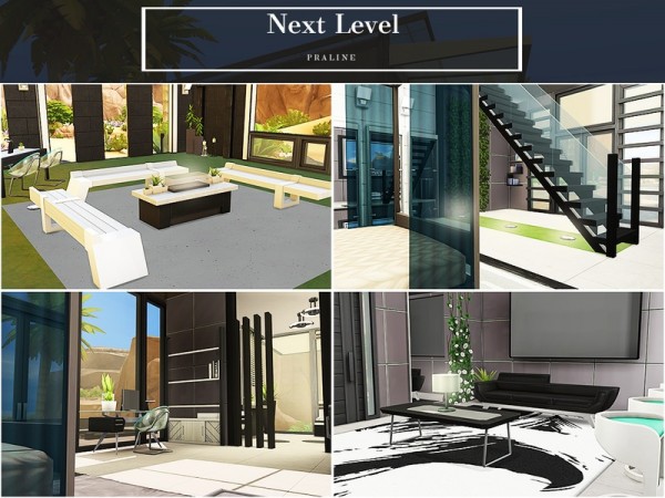  The Sims Resource: Next Level house by Pralinesims