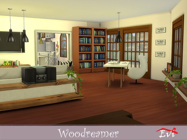 The Sims Resource: Woodreamer house by evi