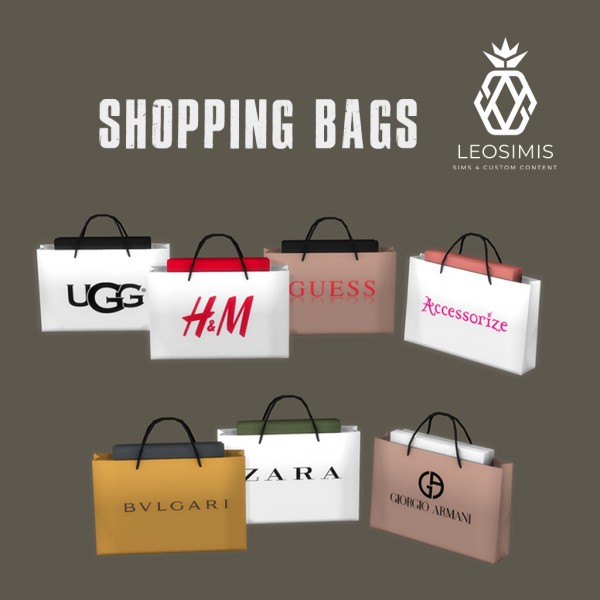  Leo 4 Sims: Shopping Bags