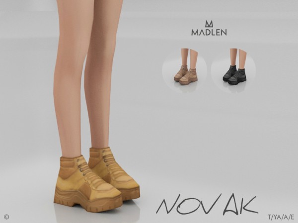  The Sims Resource: Madlen Novak Boots by MJ95