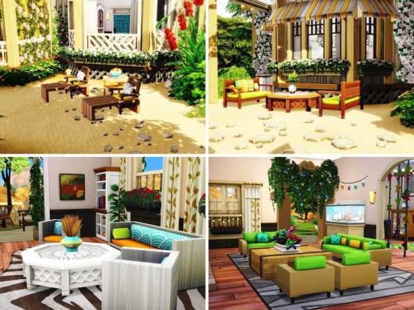  The Sims Resource: Sweet Tropical Life house 3 by MychQQQ