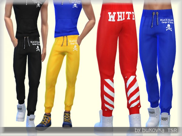  The Sims Resource: Pants White by bukovka