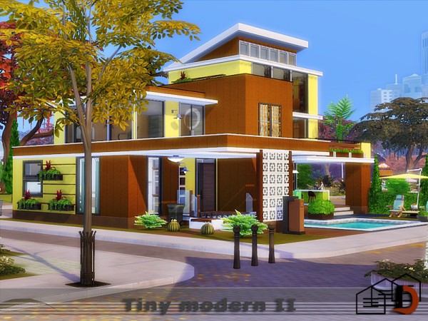  The Sims Resource: Tiny modern house II by Danuta720