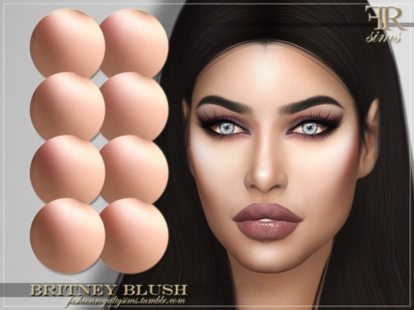  The Sims Resource: Britney Blush by FashionRoyaltySims