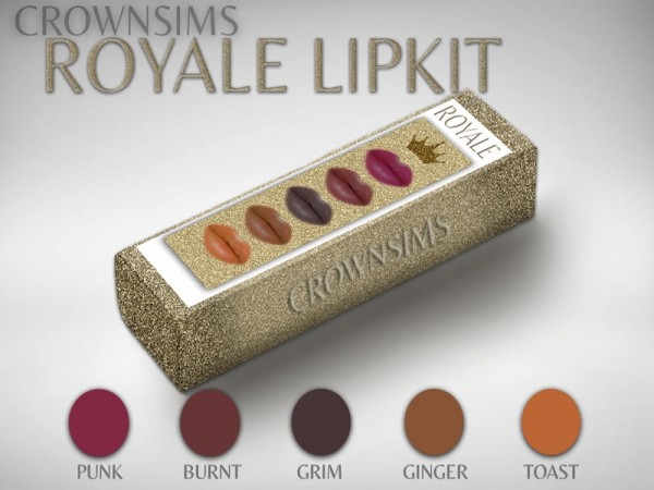  The Sims Resource: Royal Lipkit 01 by CrownSims