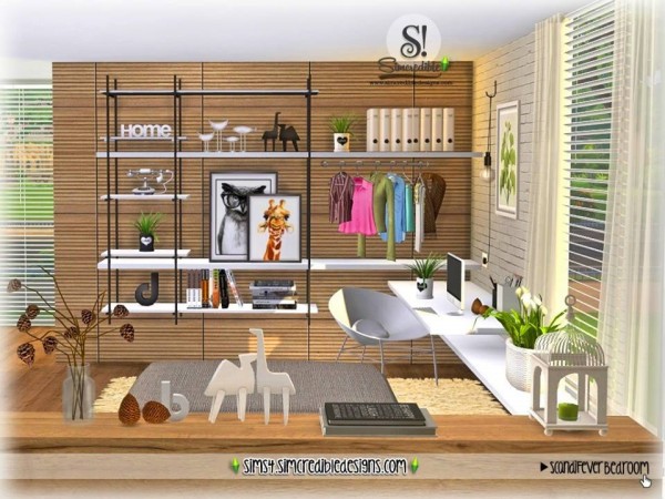  SIMcredible Designs: ScandiFever Bedroom